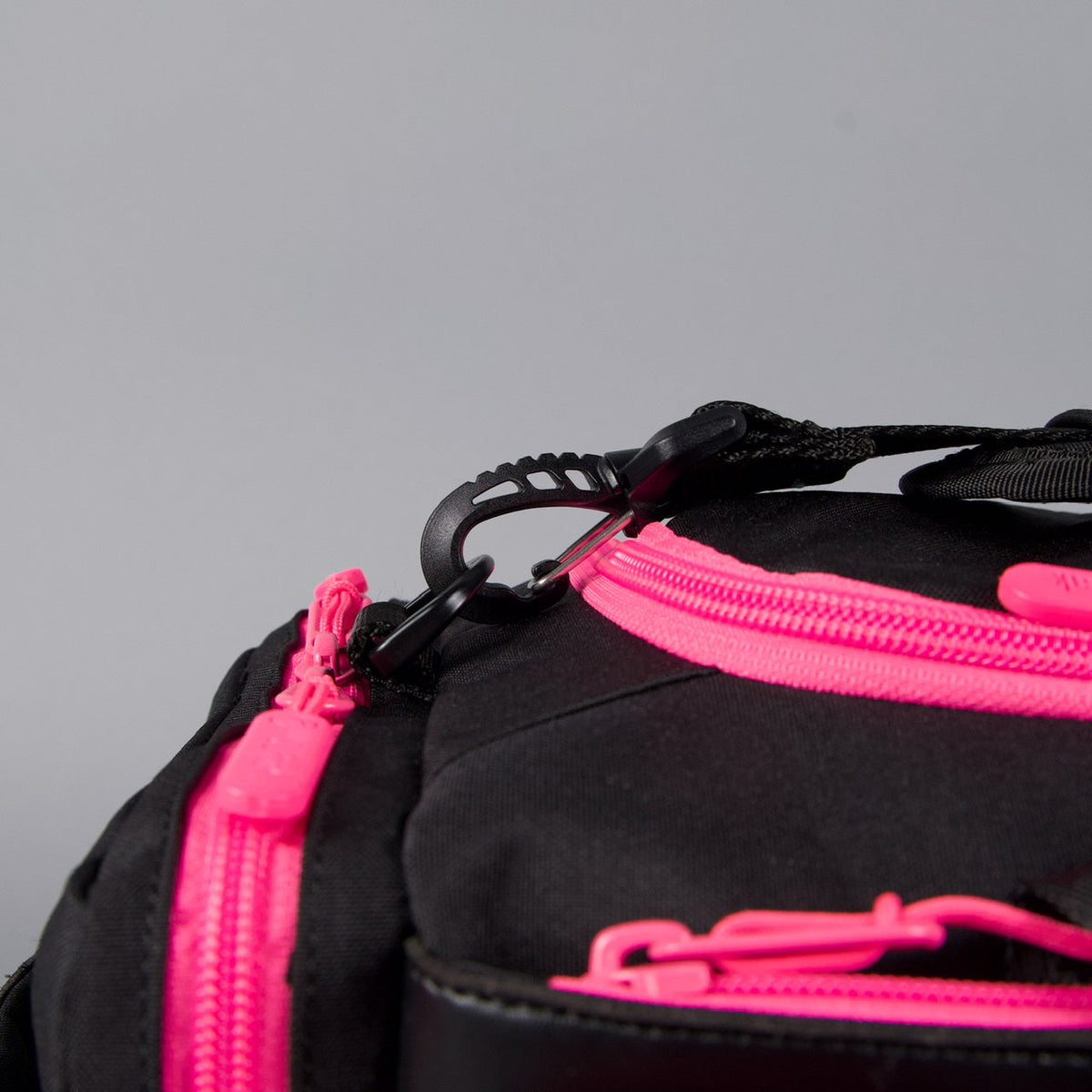 20L Mini Duffle Bag Black Neon Pink - Image 25