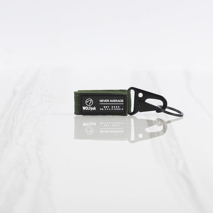 Multi-Functional Nylon Key Chain OD Green