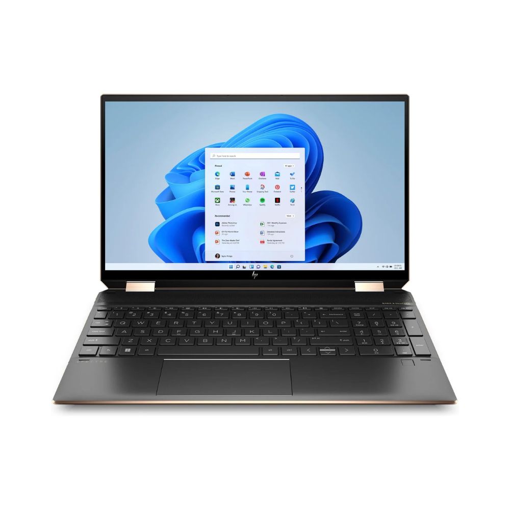 HP Spectre x360 2-in-1 15.6" 4K UHD Touch Laptop - Intel i7-10750H, 16GB RAM, GTX 1650 Ti, 1TB SSD, Nightfall Black
