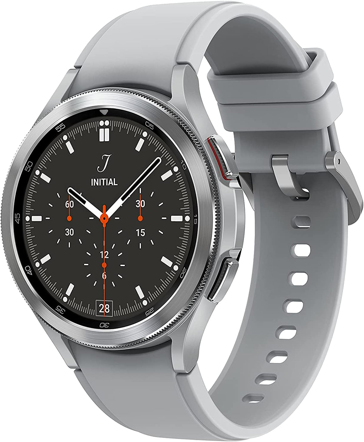 Samsung Galaxy Watch 4 Classic Stainless Steel Smartwatch 46mm LTE - Silver - SM-R895UZSVXAA