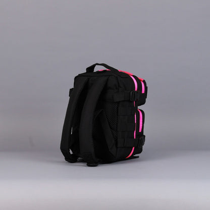 9L Backpack Mini Black Neon Pink - Image 5