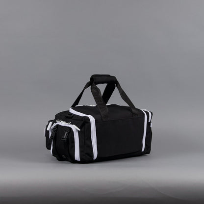20L Mini Duffle Bag Black with White Accents - Image 8