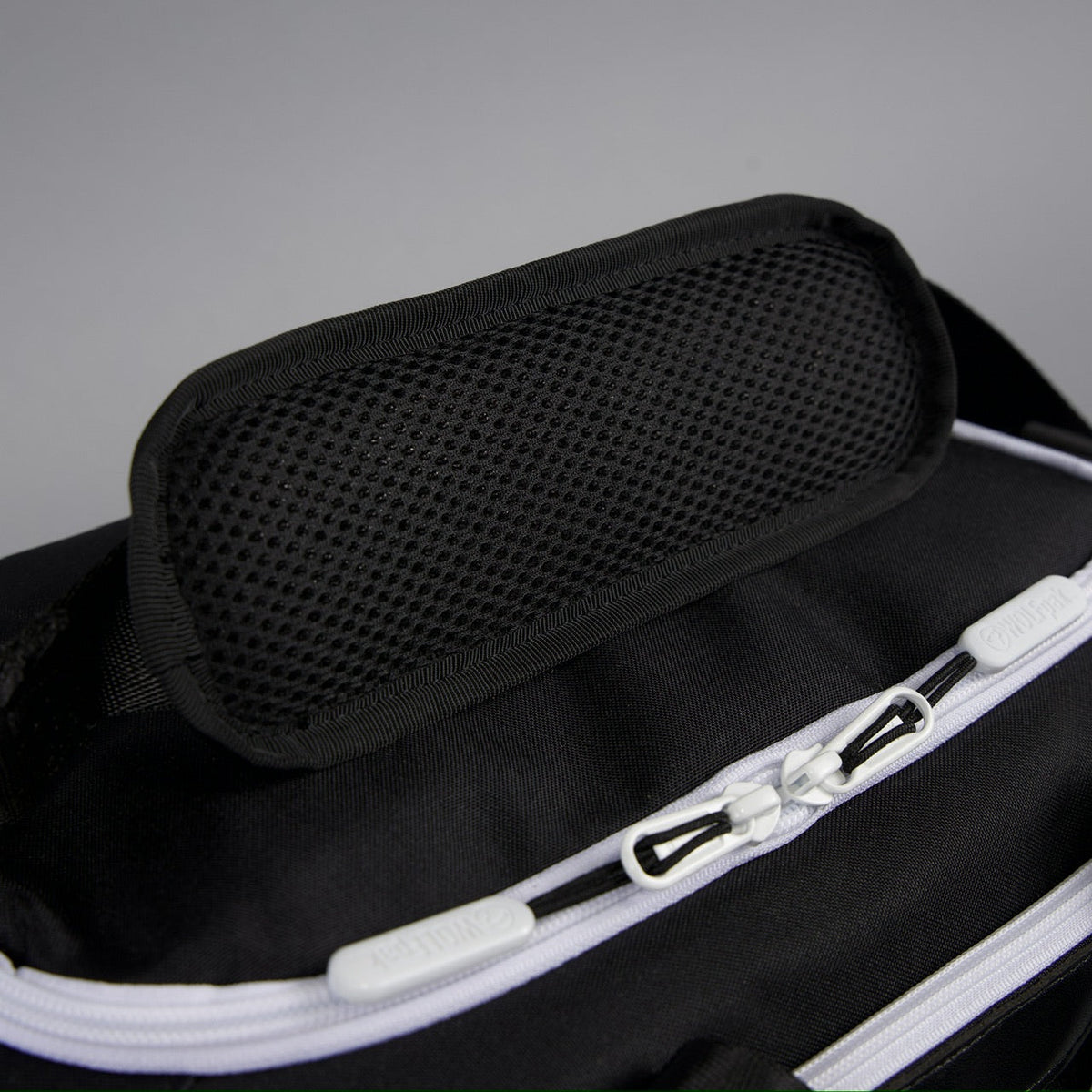 20L Mini Duffle Bag Black with White Accents - Image 20