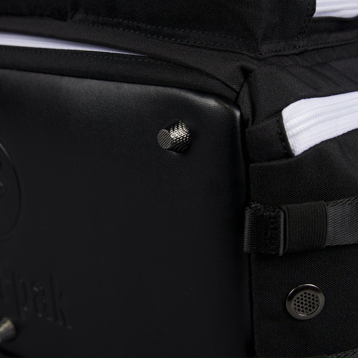 20L Mini Duffle Bag Black with White Accents - Image 22