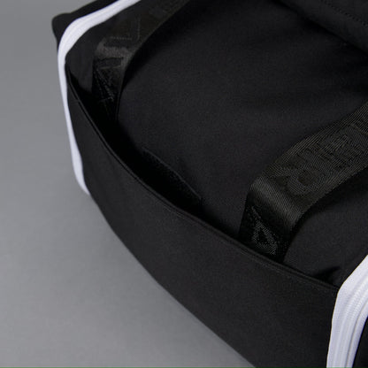 20L Mini Duffle Bag Black with White Accents - Image 31