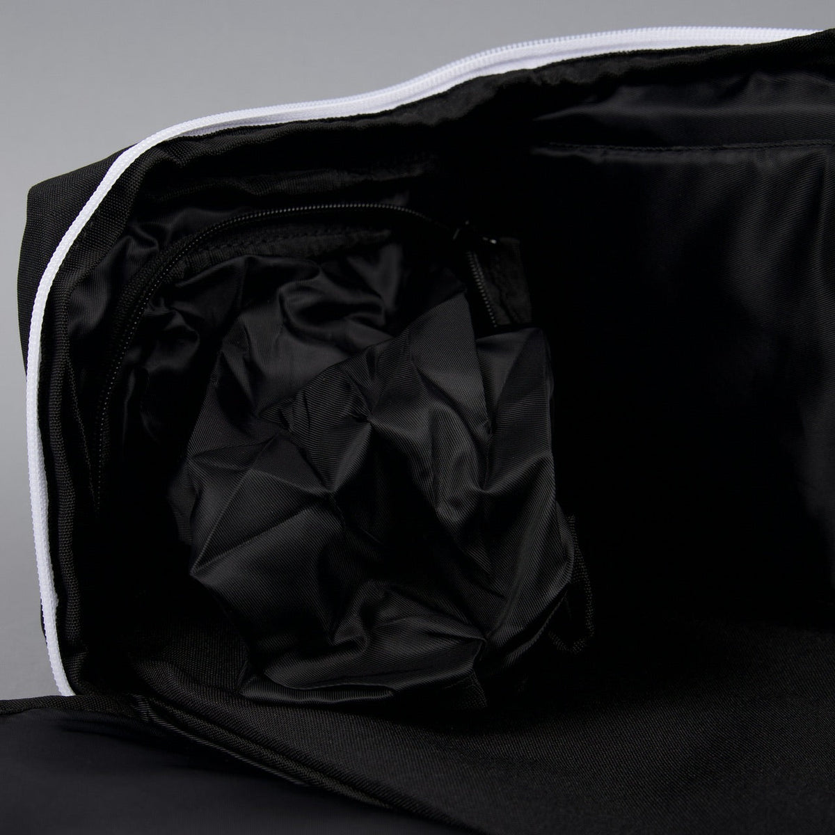 20L Mini Duffle Bag Black with White Accents - Image 38