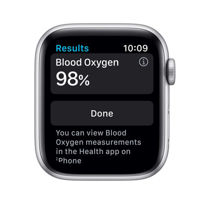 Apple Watch Series 6 44mm Silver Aluminum Case with White Sport Band GPS - M00D3LL/A - Image 3
