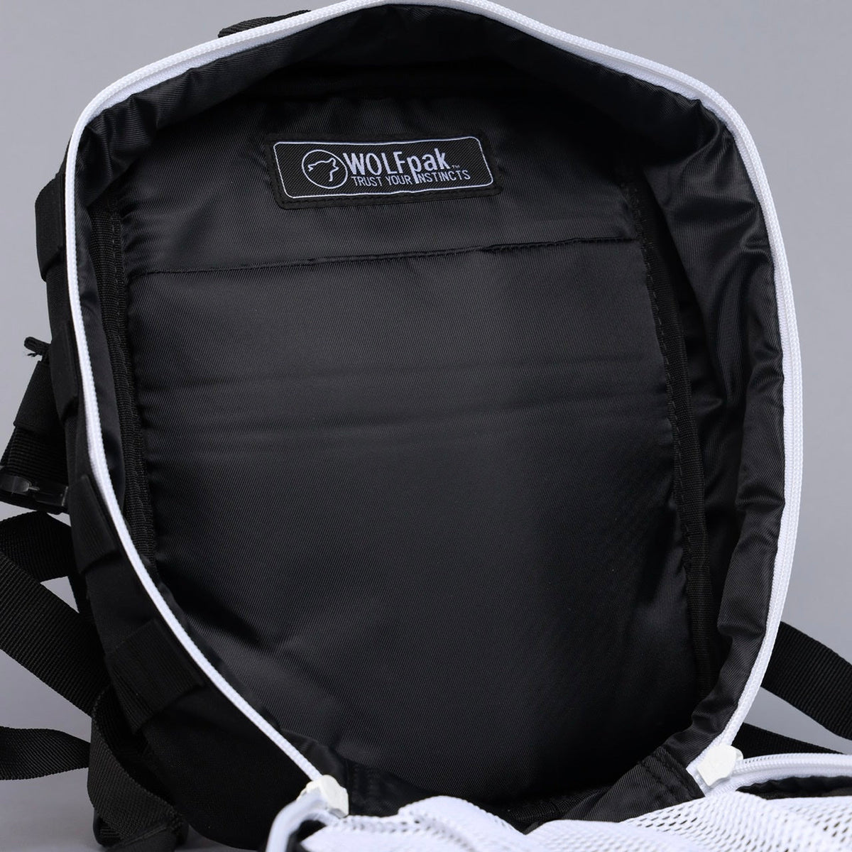 9L Backpack Mini Alpha Black White Accents - Image 16