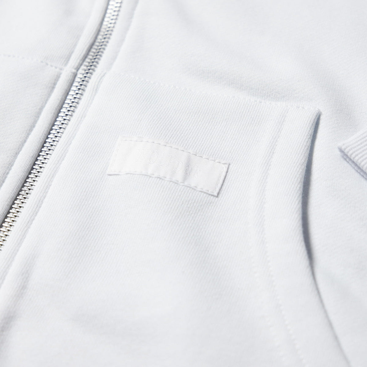 Arctic White Zip Up Hoodie (SALE) - Image 8