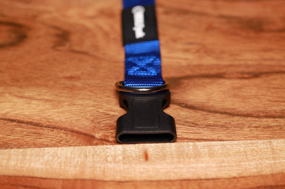 Adjustable Nylon Dog Collar Champion Blue - Image 3
