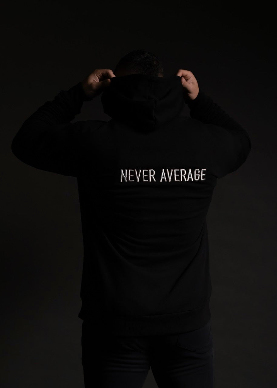 Alpha Black Zip Up Hoodie (SALE) - Image 2
