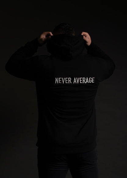 Alpha Black Zip Up Hoodie (SALE) - Image 2