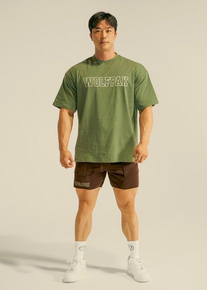 Men's Varsity Tee Moss Green - Image 4