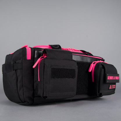 20L Mini Duffle Bag Black Neon Pink - Image 31