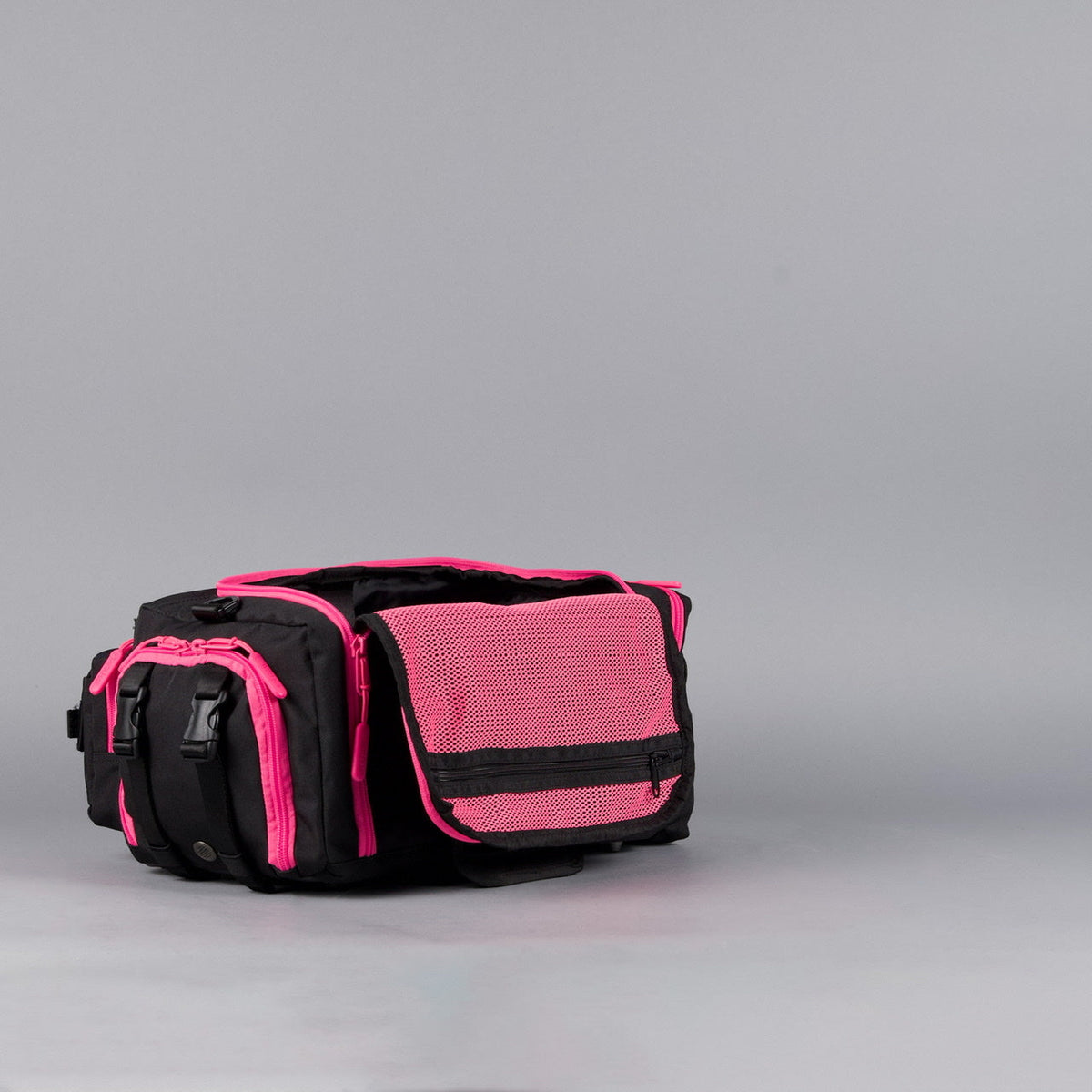 20L Mini Duffle Bag Black Neon Pink - Image 11