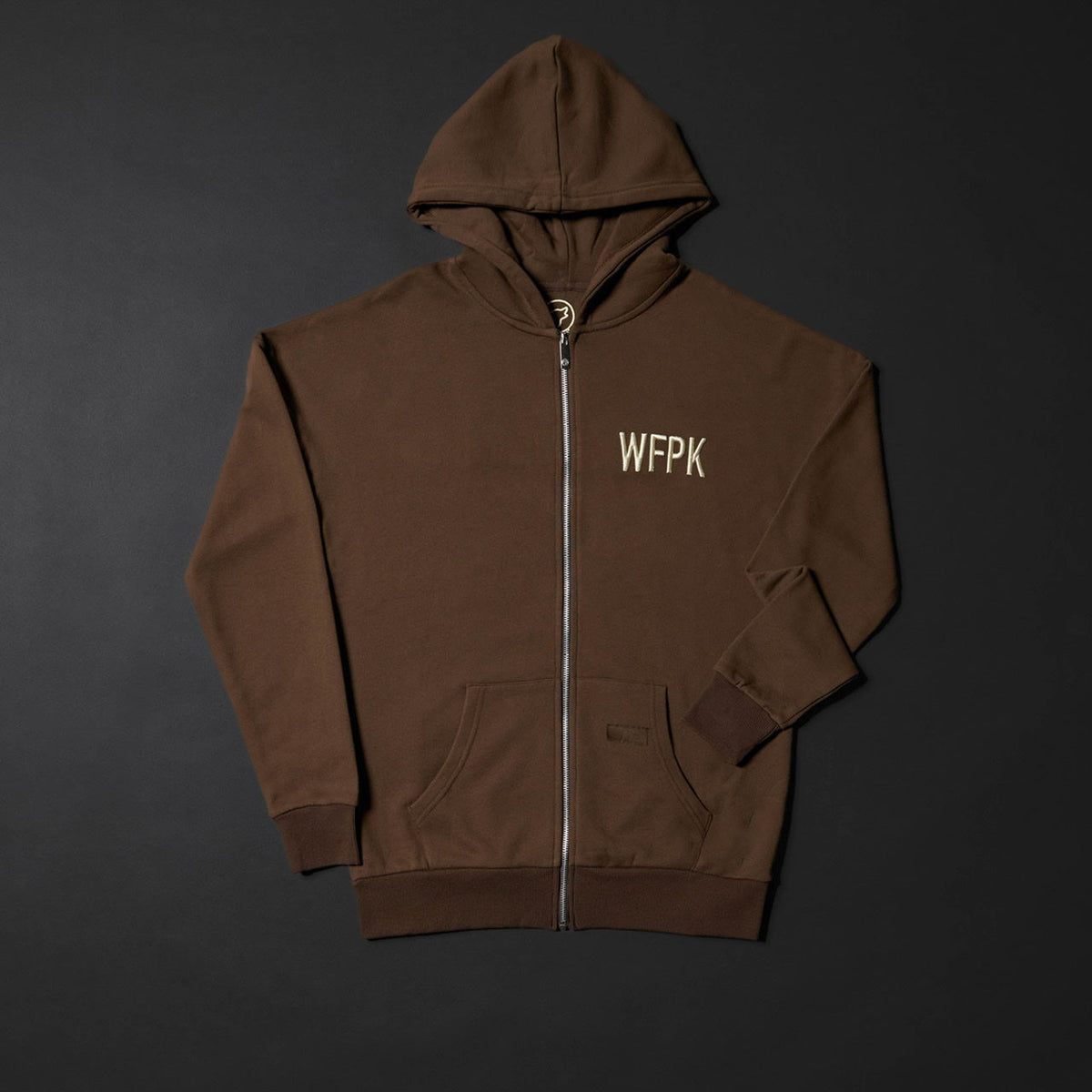 Mocha Brown Zip Up Hoodie (SALE) - Image 3