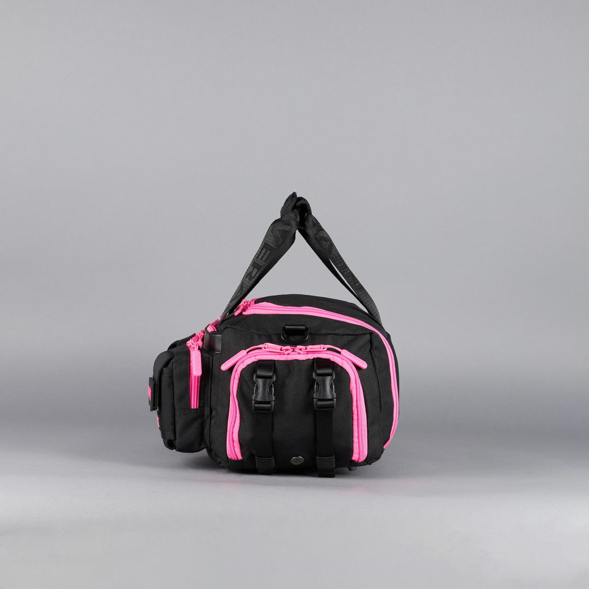 20L Mini Duffle Bag Black Neon Pink - Image 6