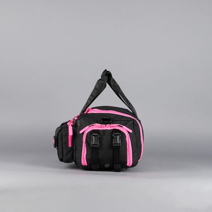 20L Mini Duffle Bag Black Neon Pink - Image 6