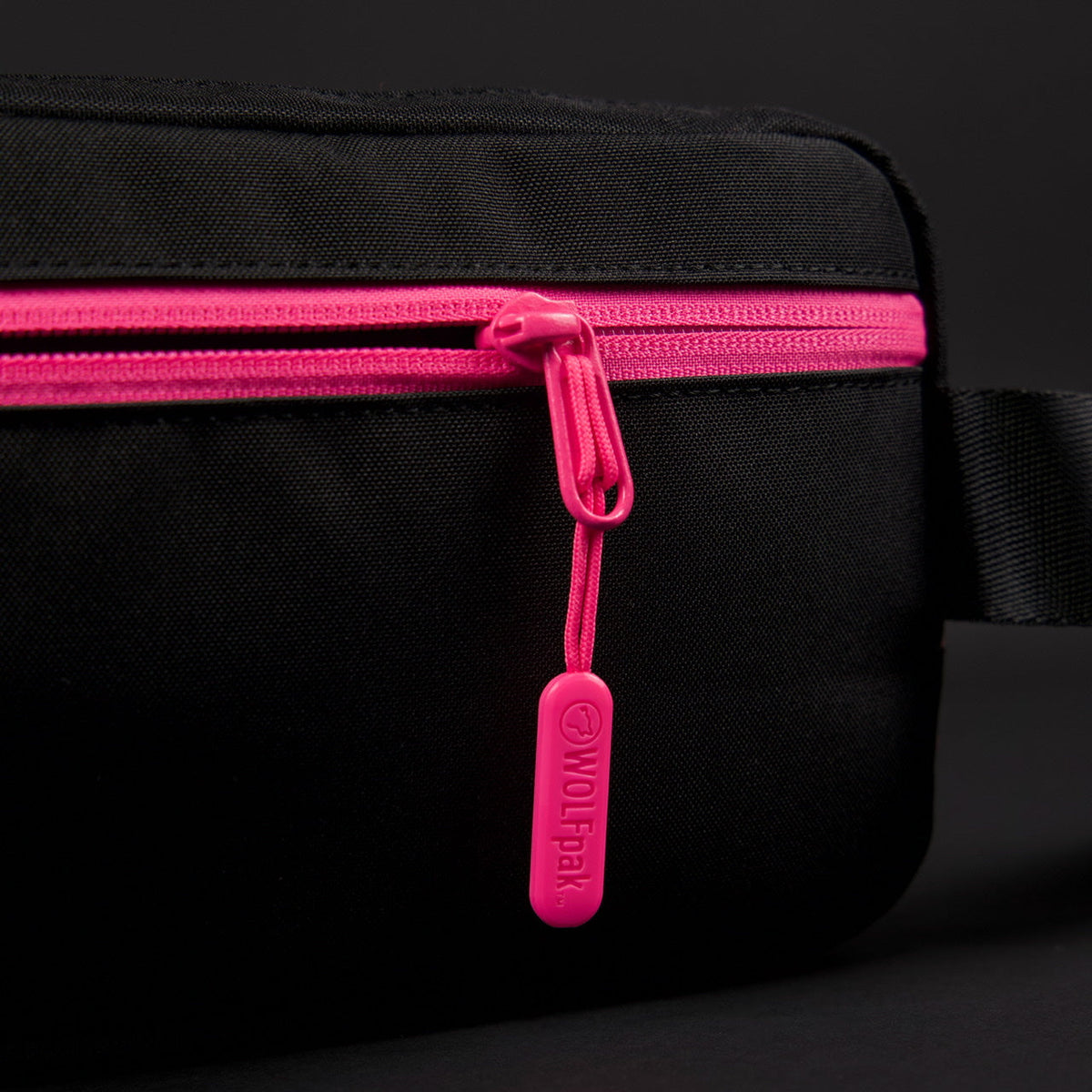 Crossbody Pack Black Neon Pink - Image 6