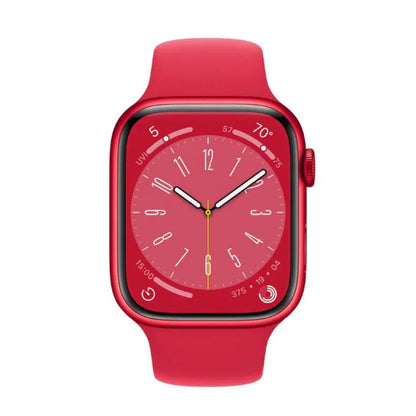 Apple Watch Series 8 GPS + Cellular, 45mm (PRODUCT) Red Aluminum Case with Red Sport Band, M/L - MNVU3LL/A - Image 2