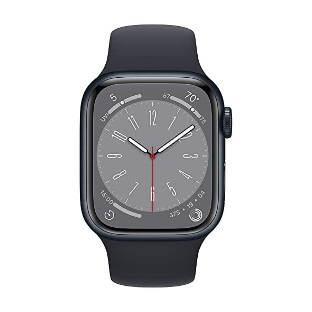 Apple Watch Series 8 45MM GPS + Cellular Midnight Aluminum Case Midnight Band - M/L - MNVL3LL/A - Image 2