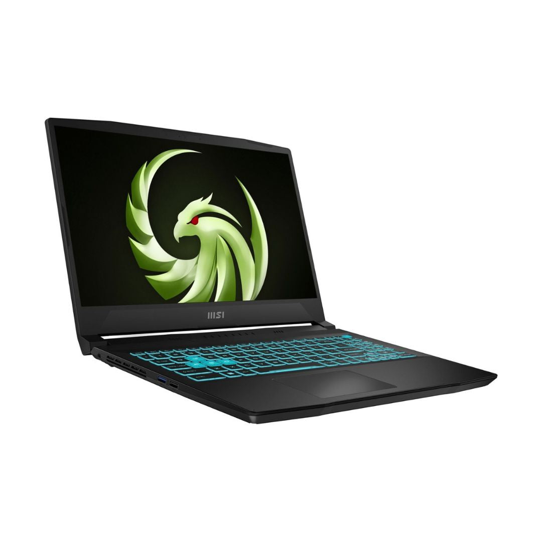 MSI - Bravo 15 15.6 144hz Laptop FHD - Ryzen 7-7735HS - 16GB RAM - Radeon RX6550M - 512GB SSD - Black - Image 2