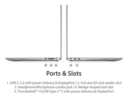 Dell XPS 15.6" UHD - TS - i7 - 32GB RAM - 1TB SSD NVIDIA GeForce RTX 3050 Ti - Platinum Silver - HT4WPFX - Image 3