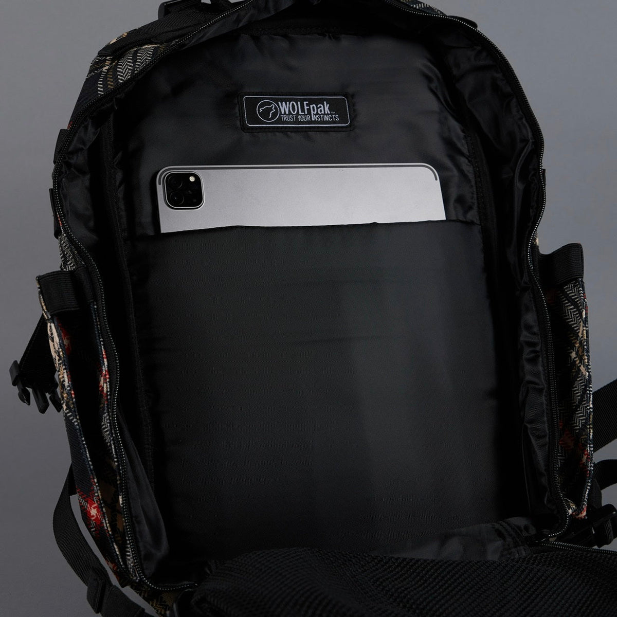 35L Backpack Fashion Cross Pattern - Image 19