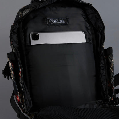 35L Backpack Fashion Cross Pattern - Image 19