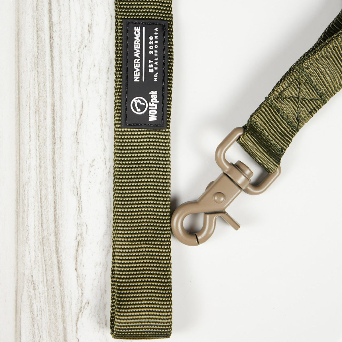 Tactical Nylon Leash Green - Image 2