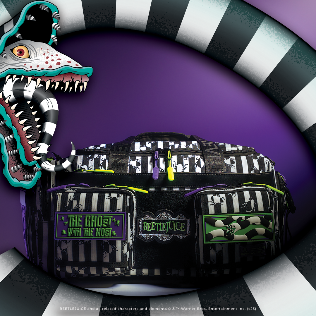 30L Perfect Duffle Bag Beetlejuice