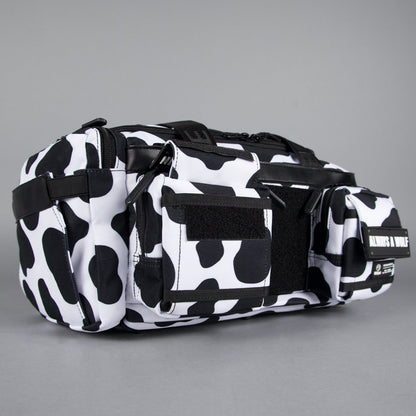 20L Mini Duffle Bag Black White Cow - Image 35