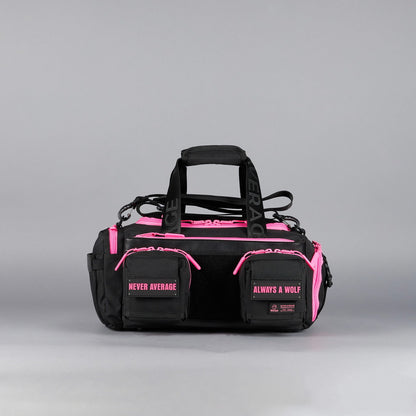 20L Mini Duffle Bag Black Neon Pink - Image 5