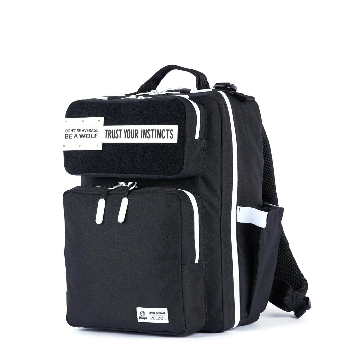 15L Backpack Alpha Black White Accents - Image 2