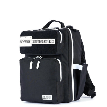 15L Backpack Alpha Black White Accents - Image 2