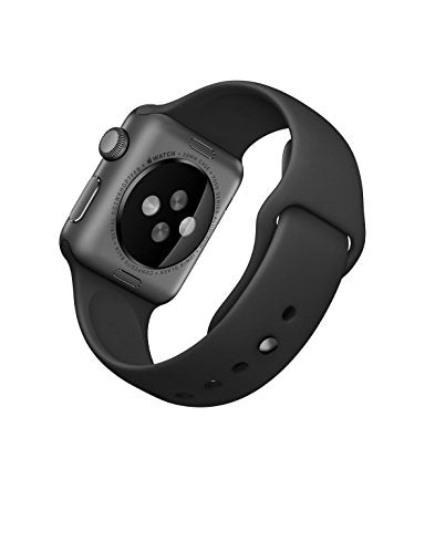 Apple Watch Sport (Wifi) 38mm Space Gray Aluminum Case w/ Black Sport Band - MJ2X2LL/A - Image 3