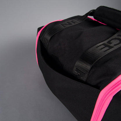 20L Mini Duffle Bag Black Neon Pink - Image 24