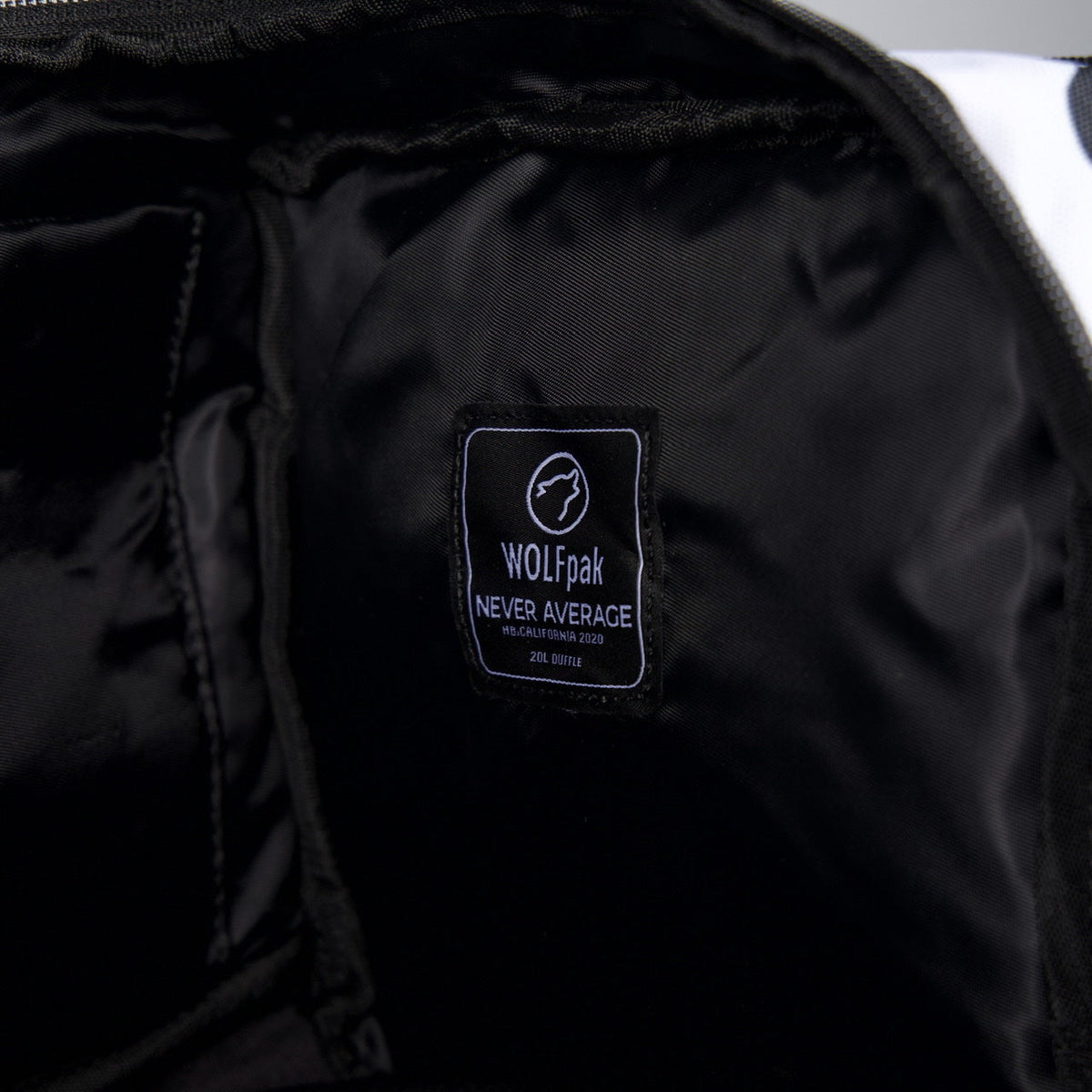 20L Mini Duffle Bag Black White Cow - Image 42