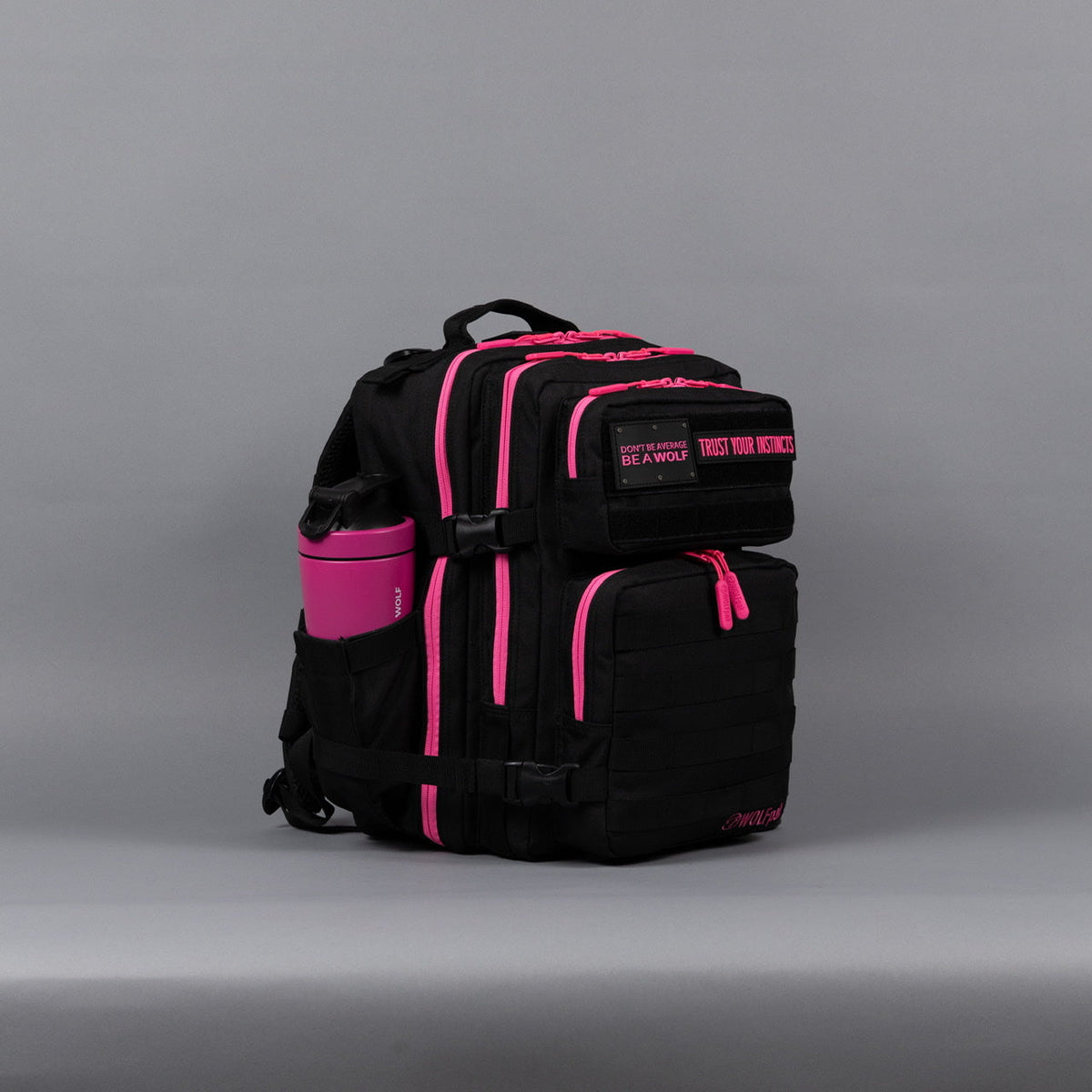 25L Backpack Black Neon Pink - Image 6