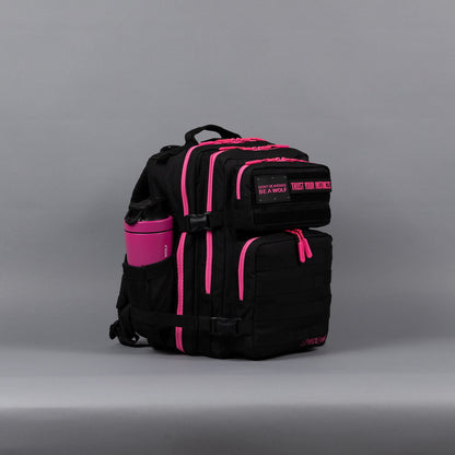 25L Backpack Black Neon Pink - Image 6