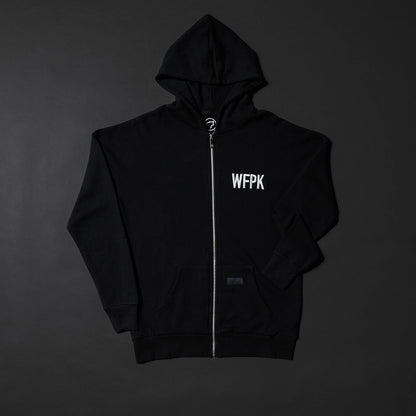 Alpha Black Zip Up Hoodie (SALE) - Image 3