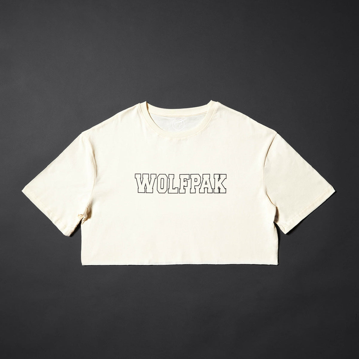 Women's Varsity Cropped Tee Cream - Image 6