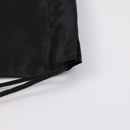 Black Draw String Sackpack Bag - Image 9