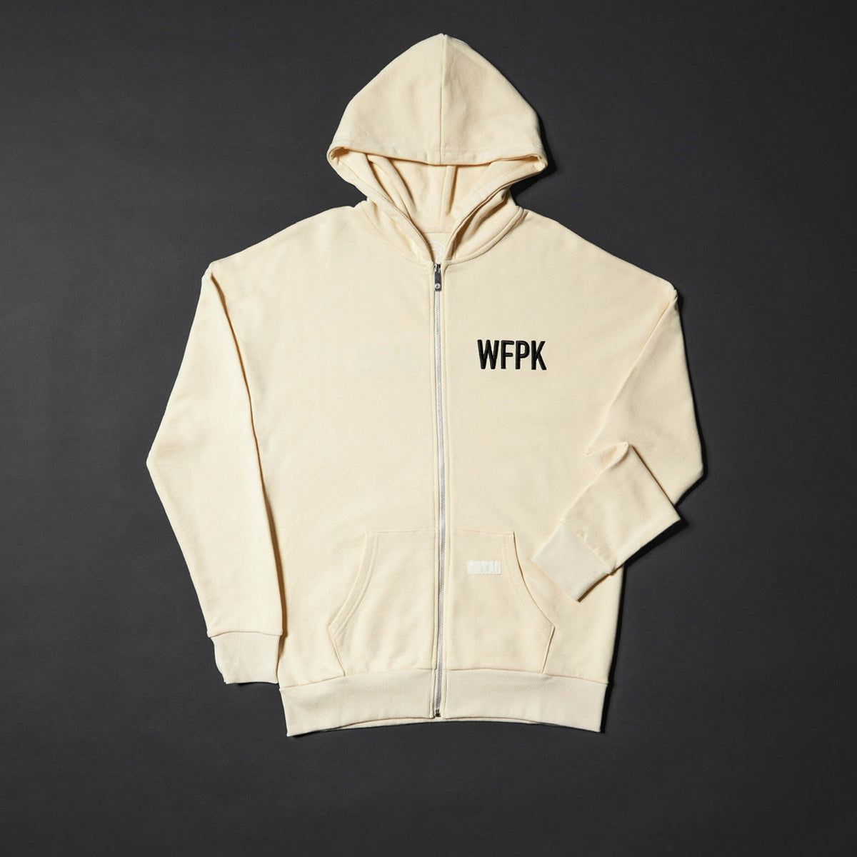 Cream Zip Up Hoodie (SALE) - Image 3