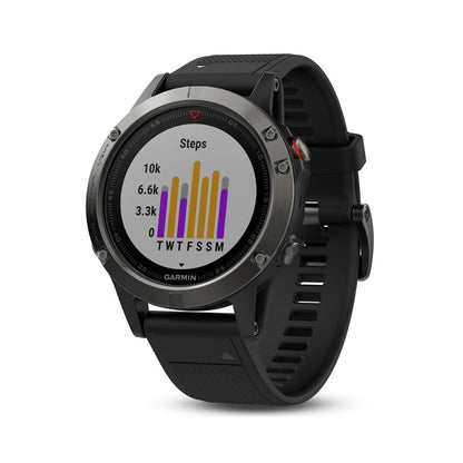 Garmin Fenix 5 Smartwatch 47mm Slate gray with Black Band - 010-01688-00 - Image 3