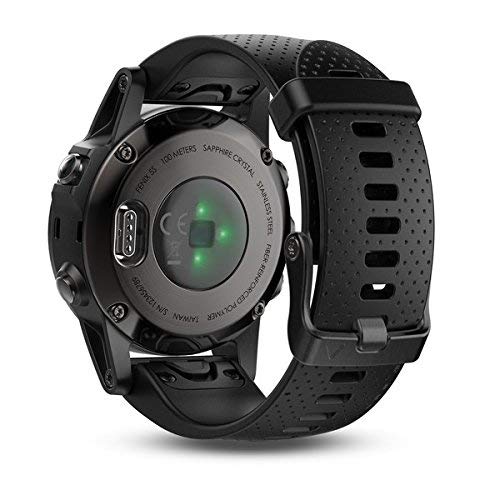 Garmin Fenix 5S Sapphire Smartwatch 42mm - Black with Black Band - 010-01685-10 - Image 5