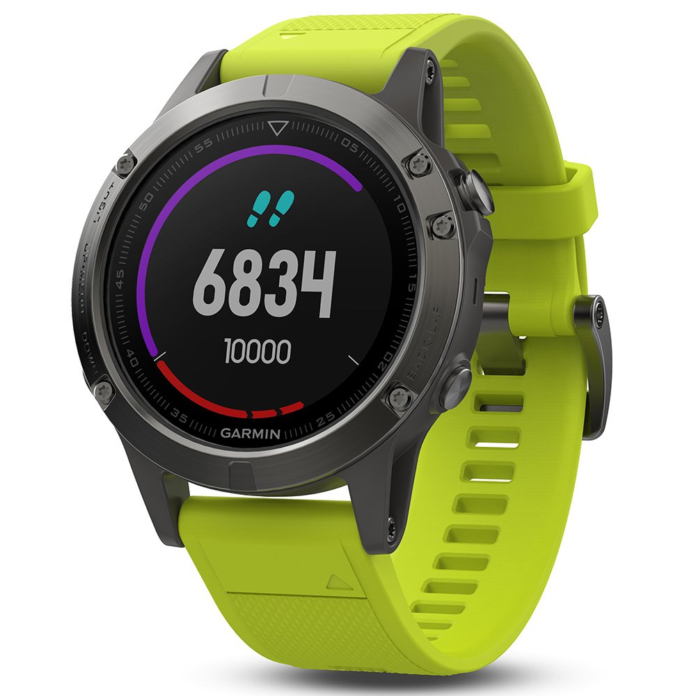 Garmin fēnix 5, Premium and Rugged Multisport GPS Smartwatch, Slate Gray with Yellow Band - 010-01688-02 - Image 7
