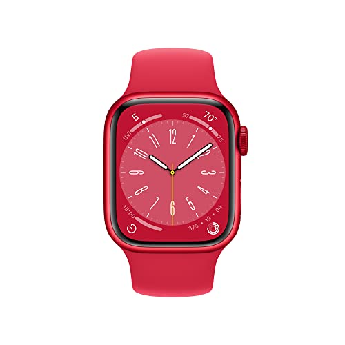 Apple Watch Series 9 GPS 41mm PRODUCT RED Aluminum Case with RED Sport Band S/M - MRXG3LL/A - Image 2