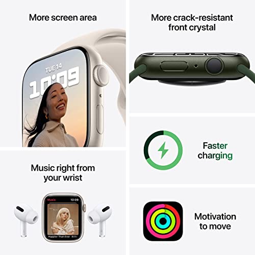 Apple Watch Series 7 (GPS) 45mm RED Aluminum Case with RED Sport band - MKN93LL/A - Image 4