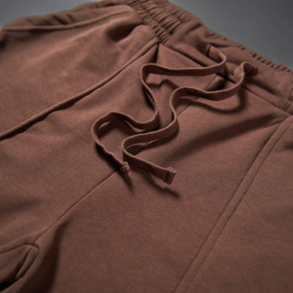 Men's Varsity Shorts Mocha Brown - Image 8